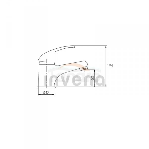 INVENA - Bateria umywalkowa PEREA  BU-05-001-Q