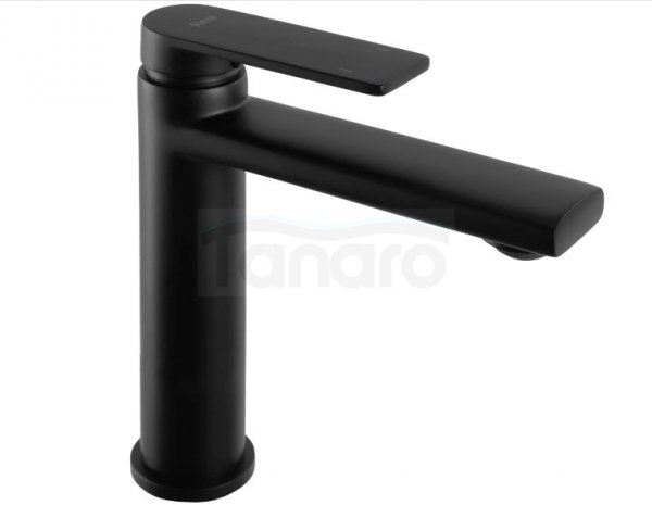 REA - Bateria umywalkowa VERSO Czarna Niska