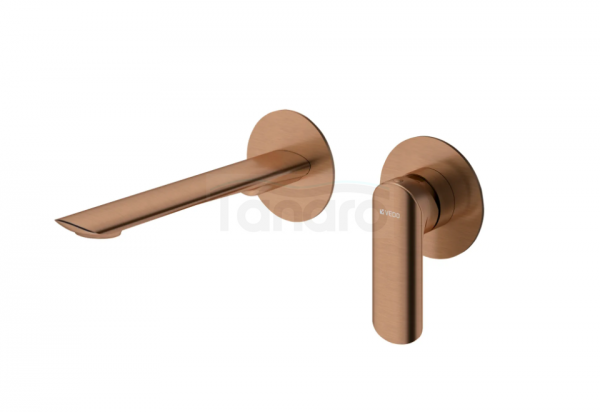 VEDO Bateria umywalkowa ścienna podtynkowa ALETTA ROSSO VBA5012/C/SM - z korkiem typu klik-klak