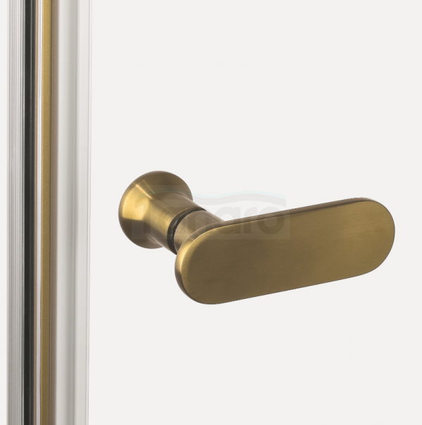 NEW TRENDY Drzwi wnękowe New Soleo Gold Brushed, wahadłowe, pojedyncze  90x195 D-0741A