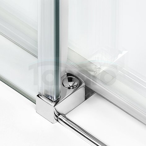 New Trendy - Drzwi prysznicowe przesuwne DIORA / Linia Platinium 130cm MOŻLIWOŚĆ SKRÓCENIA GÓRNEJ BIEŻNI  EXK-1316