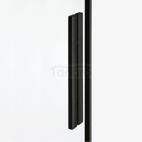 NEW TRENDY Kabina ścianka WALK-IN przesuwna SMART BLACK 90x200 EXK-4190