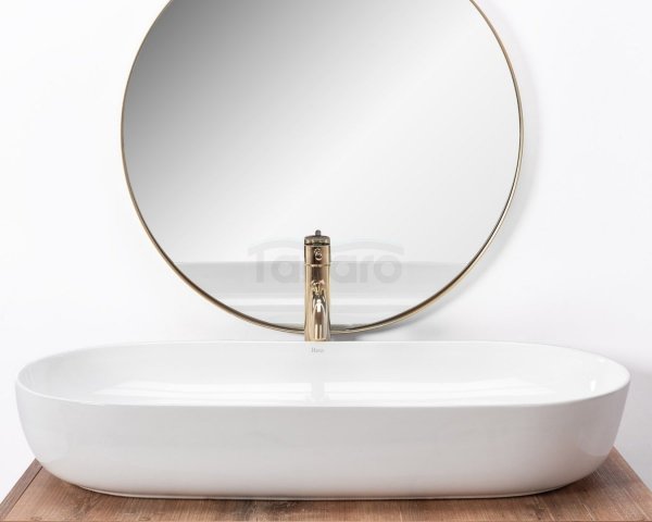 REA - Umywalka Ceramiczna Nablatowa CLEO 81 Biała