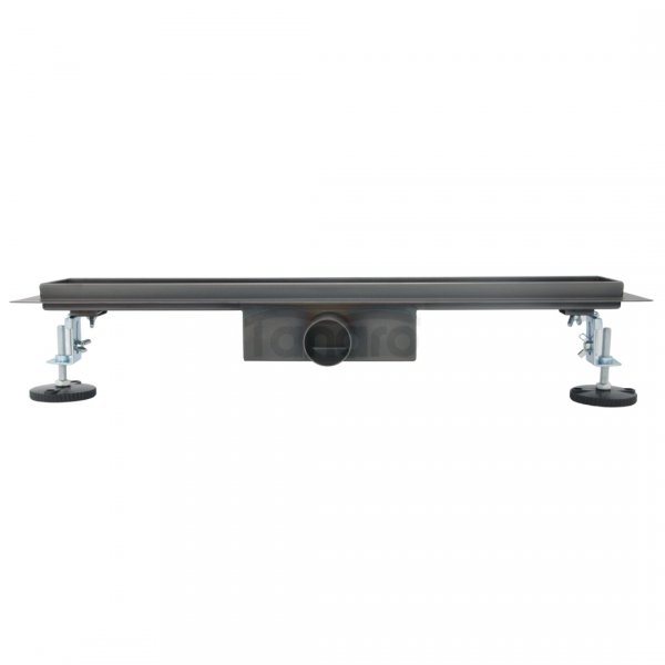 AQUALINE Odpływ liniowy podłogowy 2w1 60cm grafitowy LG04600