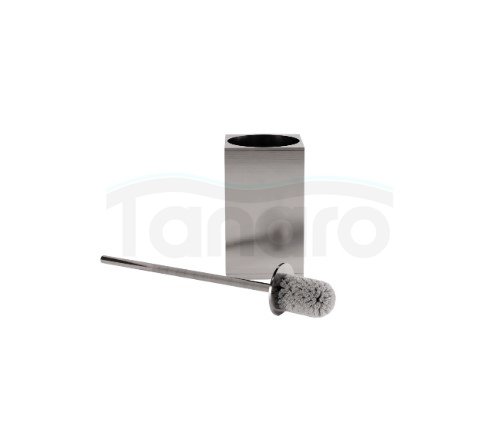 REA - Szczotka do WC stojąca prostokątna BRUSH STEEL / stal szczotkowana