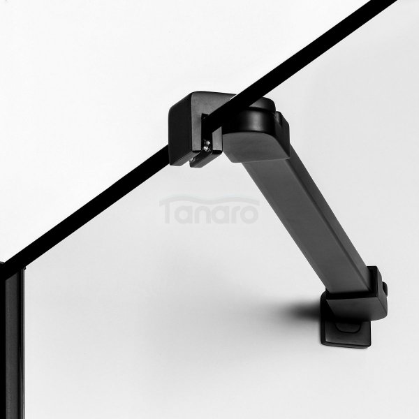 NEW TRENDY Parawan nawannowy NEW SOLEO BLACK 60x140 skrzydło pojedyncze nieruchome P-0093