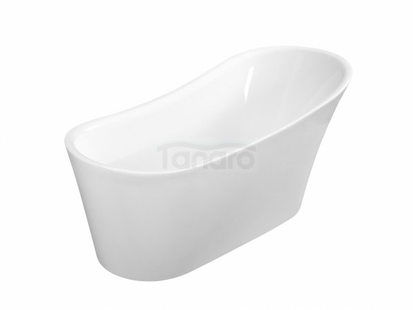 BESCO Wanna wolnostojąca Calima 170x74 + maskownica syfonu z przelewem gun metal #WAS-170-CGR