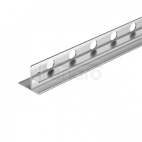 Balneo Listwa spadkowa do szkła lewa 120 cm inox