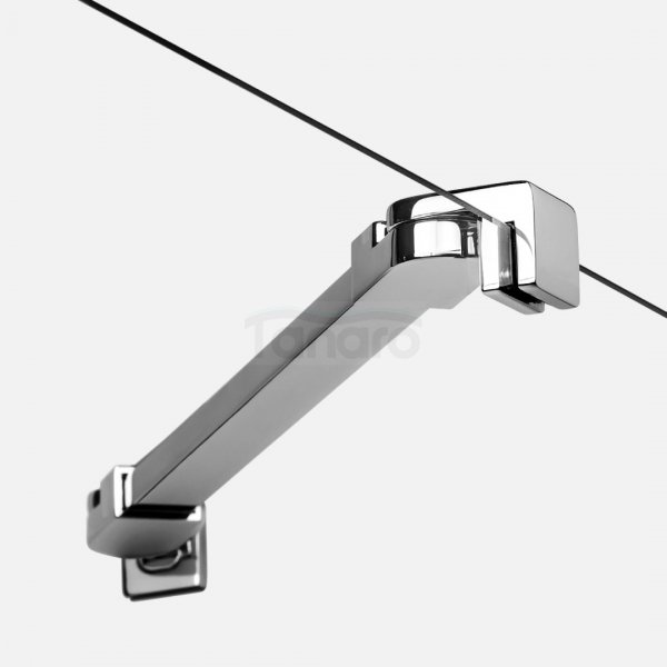NEW TRENDY DRZWI WNĘKOWE NESTA CHROME, DRZWI POJEDYNCZE 80x200 1L D-0846A