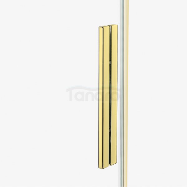 NEW TRENDY Kabina prysznicowa walk in Smart Light Gold, przesuwna, wspornik skośny 160x200 EXK-4301-WU