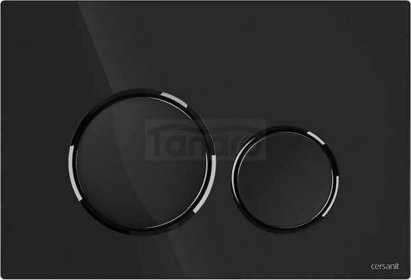 CERSANIT - Przycisk LUNA BY CERSANIT gun metal błyszczący  K97-0582