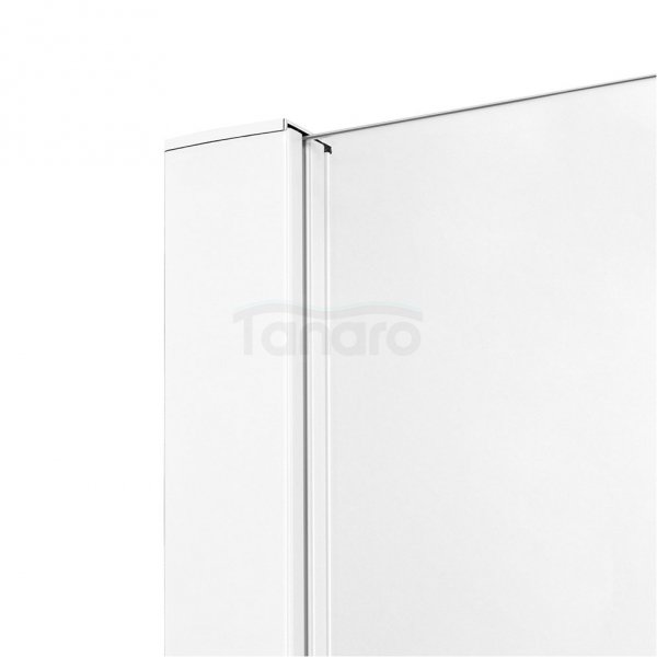 NEW TRENDY Drzwi wnękowe prysznicowe przesuwne PRIME WHITE 150x200 D-0410A/D-0411A
