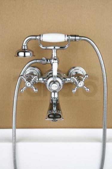 BLUE WATER Bateria wannowa podłogowa retro NIKOLAS NIK-BWP.090C