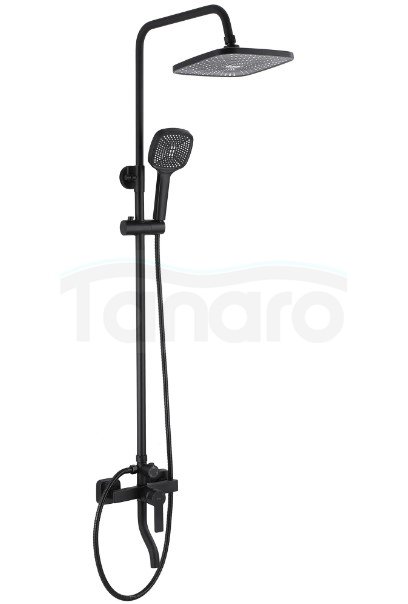 REA - Zestaw Prysznicowy ARGUS CZARNY MAT / BLACK MATT
