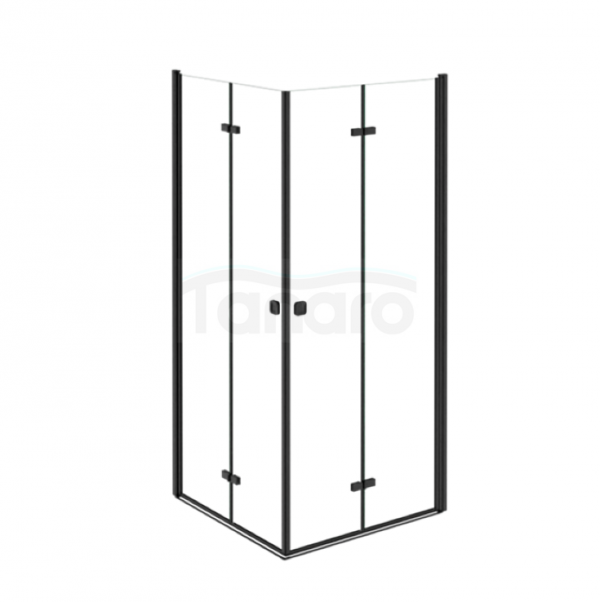 BESCO Kabina kwadratowa składana Exo-H 90 Black KEHB-90-195