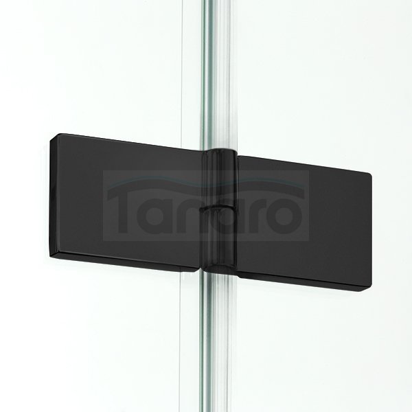 NEW TRENDY Kabina prysznicowa kwadratowa składana NEW SOLEO BLACK 70x70x195 