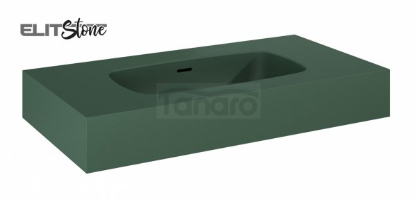 ELITA UMYWALKA DIMPLE 80 ŚCIENNA, MARMUR FOREST GREEN MATT 168856/RE040800027010