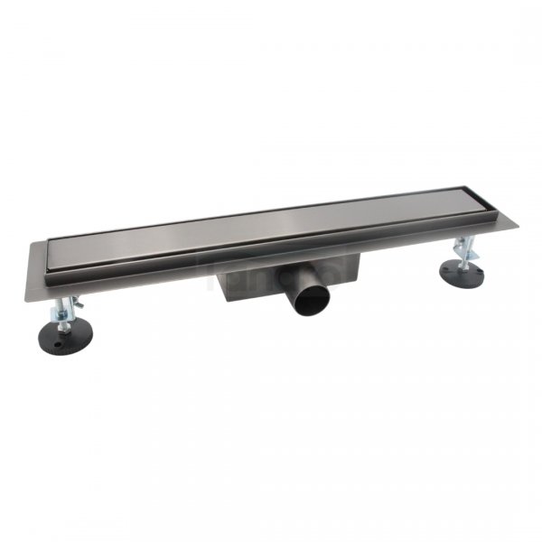 AQUALINE Odpływ liniowy podłogowy 2w1 70cm grafitowy LG04700
