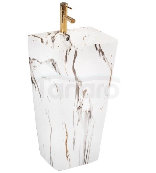 REA - Umywalka Ceramiczna Wolnostojąca ARIS Marble