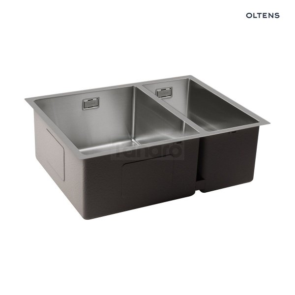 Oltens Stalvask zlewozmywak stalowy 1,5-komorowy 58x44 cm stal polerowana 71200100
