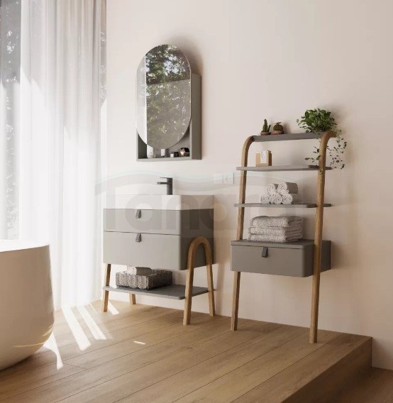 KROFAM - Toaletka MOSS 70 cm , szaro zielony  MO 7006-65Z-S
