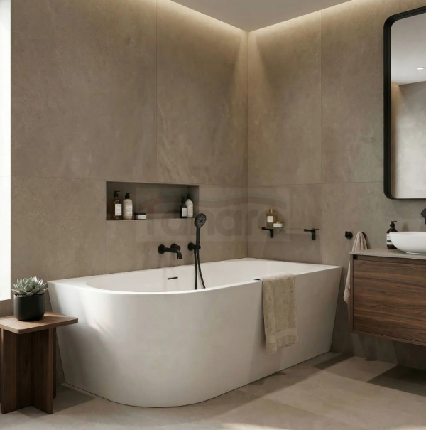 REA - Wanna Akrylowa Narożna BELLANTO PRAWA 170cm