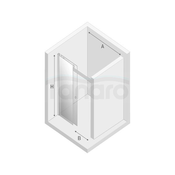 NEW TRENDY Drzwi wnękowe przesuwne DIORA 110x200 EXK-1315 DARMOWA DOSTAWA