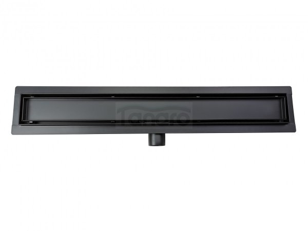 AQUALine - Odpływ liniowy posadzkowy czarny/black 2w1 pod płytkę 100cm L04BK