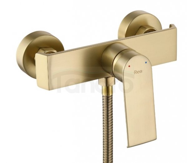 REA - Bateria prysznicowa HASS Złota Szczotkowana / Brush Gold