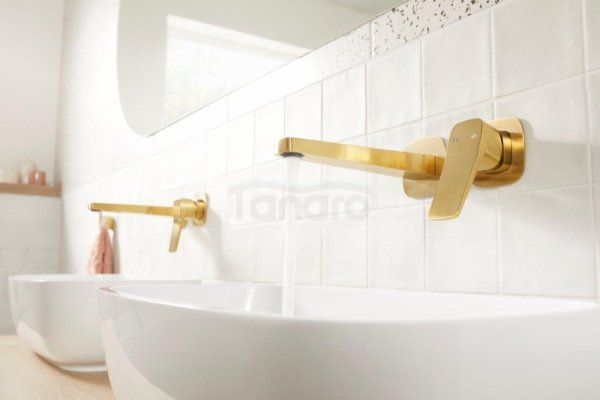 ARMATURA KRAKÓW KFA Bateria umywalkowa podtynkowa MALAGA BRUSHED LIGHT GOLD 4529-810-31