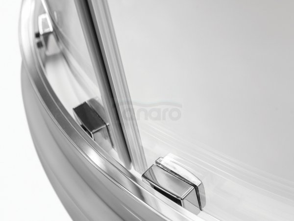 BESCO Kabina prysznicowa półokrągła Modern Chrom 90 x 190 MP-90-190-C