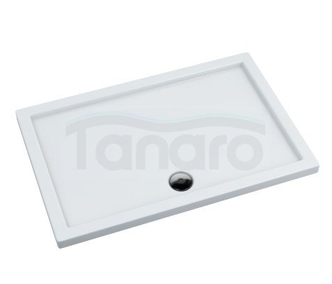 AQUAFORM - Brodzik prysznicowy prostokątny SLIM biały 90X120X5/3 FI90