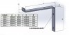 Wspornik Półki 10 cm Kuchni Salonu Loft bar Wieszak