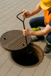 Hak do studzienek kanalizacyjnych pokryw włazu 100 cm HS MetalFab