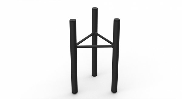 Stojak kwiaty loft kwietnik 30 cm podstawka MetalFab 