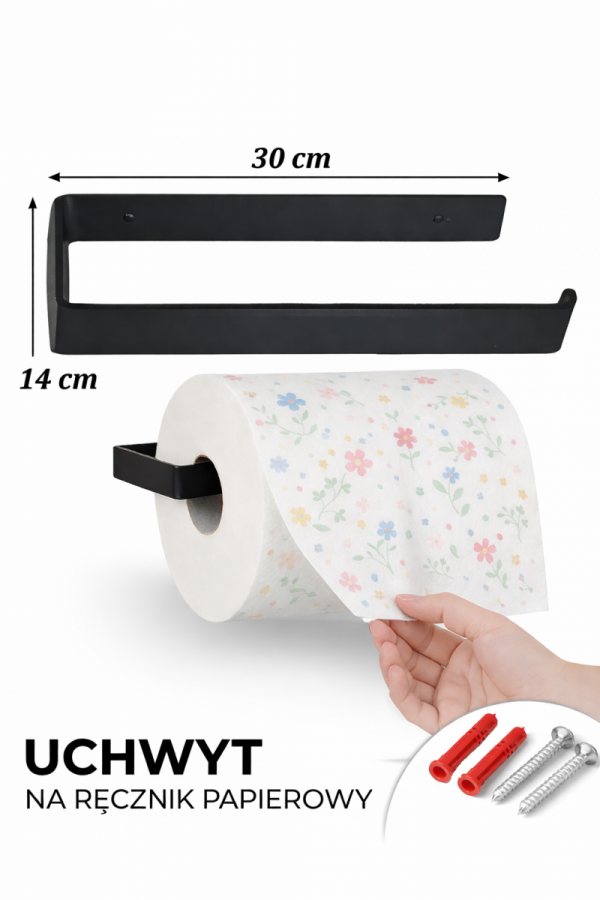Wieszak uchwyt na ręcznik papierowy loft Metalfab L1
