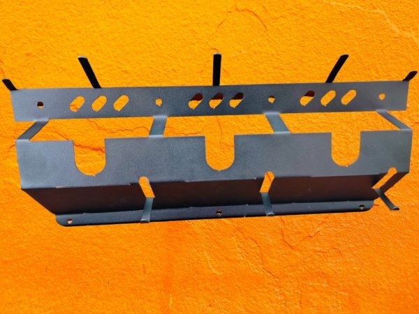 Wieszak na 3 szlifierki i tarcze potrójny MetalFab