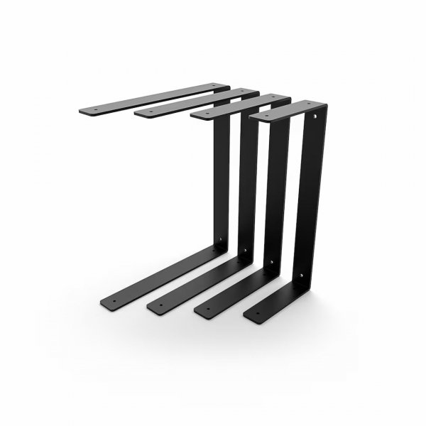 Podwójny wspornik Półki loft pod Półkę 20 cm Wieszak Uchwyt 40MM