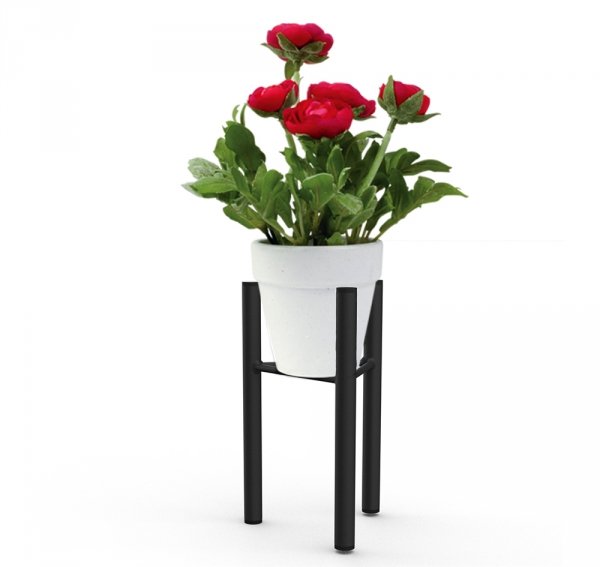 Stojak kwiaty loft kwietnik 30 cm podstawka MetalFab 