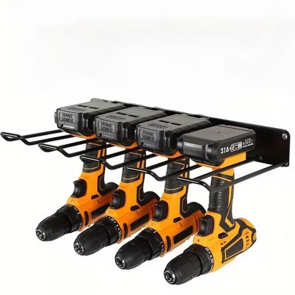 Wieszak na wkrętarki akumulatorowe – stalowy organizer narzędzi