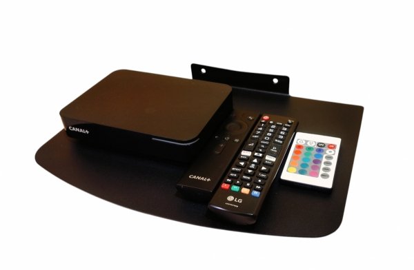 Półka metalowa 35x25 cm ścienna uchwyt na pod dekoder RTV ROUTER WIFI SWITCH TUNER 