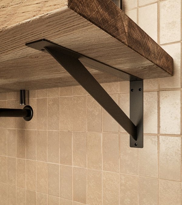 Wspornik Półki Umywalki 40 cm do Kuchni Salonu Loft Wieszak