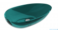 Besco Neya Ocean Breeze + syfon chrom umywalka nablatowa 60x35x15cm #UMN-60-OBC