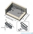 Riho Isola brodzik posadzkowy 100x80 antracyt D007005080