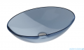 Besco Anya Blue Wave + syfon chrom umywalka nablatowa 50x35x15cm #UMA-50-BWC