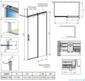 Radaway Espera Pro walk-in kabina 100cm prawa przejrzyste 10090100-01-01R/10094100-01-01R