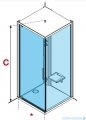 Novellini Glax 1 2.0 kabina standard 80x80 lewa srebrna G21GF89ST-1BB