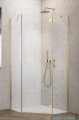Radaway Essenza 8 Gold Ptj kabina pięciokątna 90x90cm prawa złoty połysk/szkło przejrzyste 10490000-09-01R/10490200-01-01