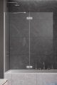 Radaway Essenza Pnd II parawan nawannowy 140cm lewy szkło przejrzyste 110002140-01-01L