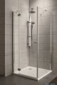 Radaway Torrenta Kdj Kabina prysznicowa 80x100 lewa szkło przejrzyste + brodzik Doros D + syfon